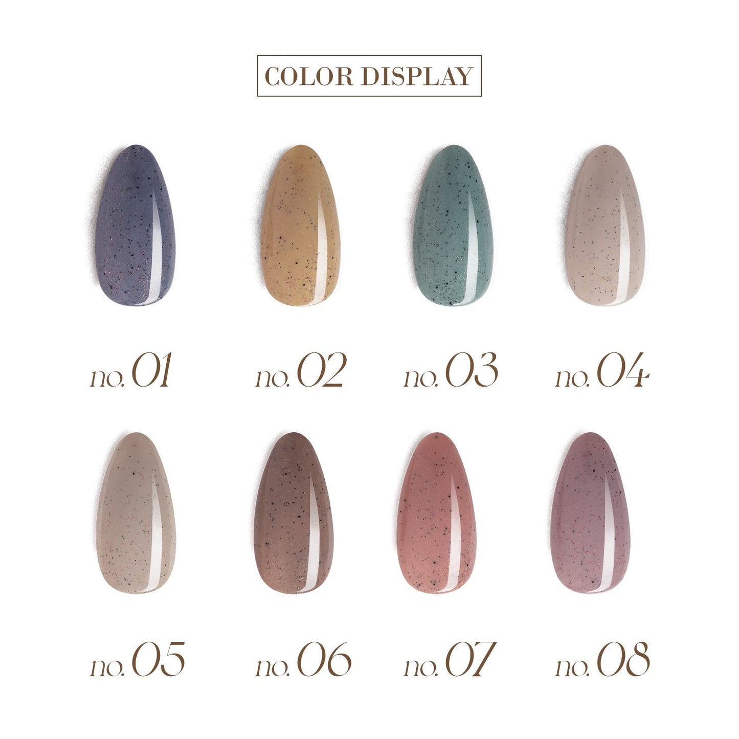 Gulauri Set Granulated Sugar Gel Collection, Set (8)