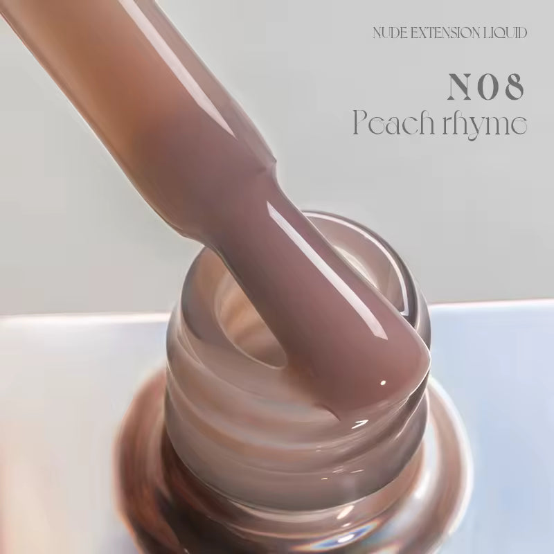 Gulauri N08 Nude Extension Liquid 3 in 1 Nail Art Building