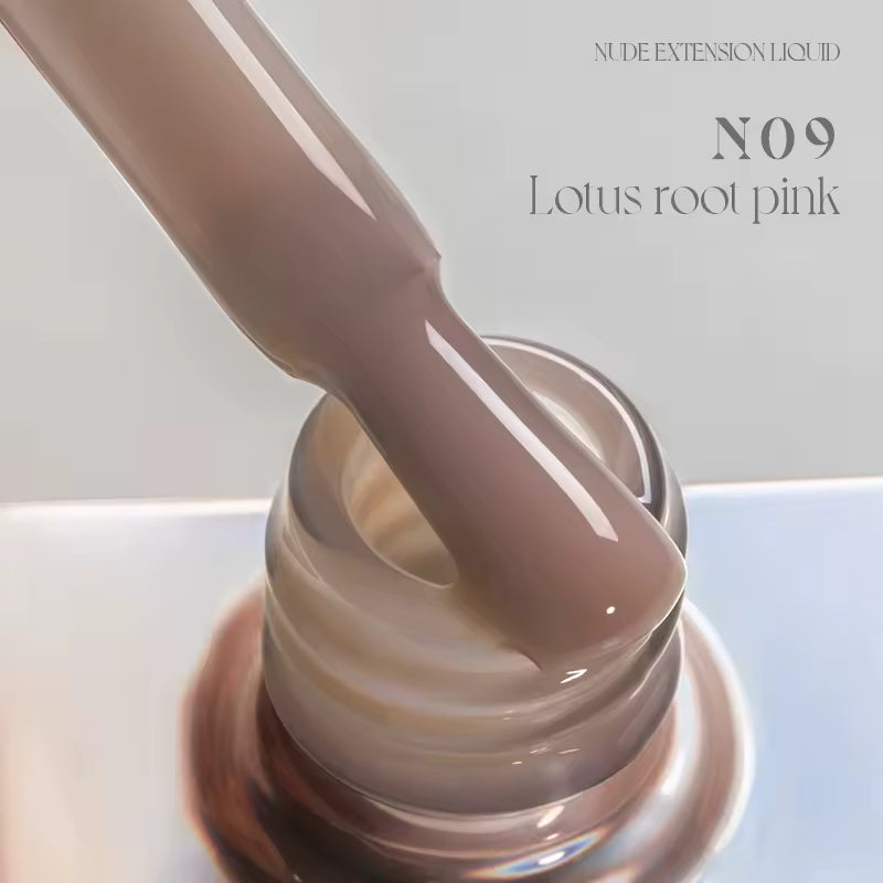 Gulauri N09 Nude Extension Liquid 3 in 1 Nail Art Building