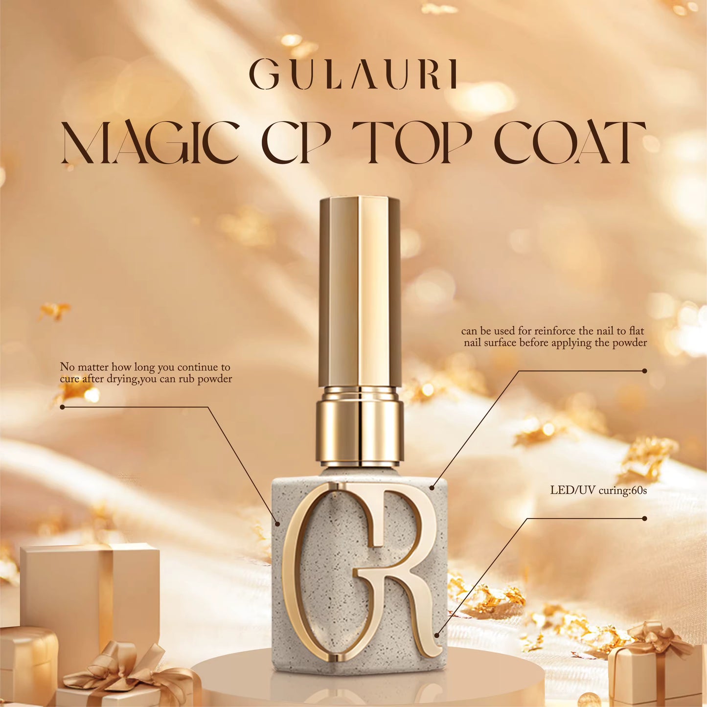 Gulauri Magic Chrome Powder Top Coat