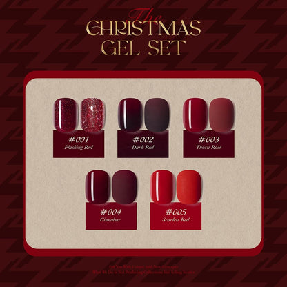 Gulauri Christmas Gel Polish Set UV Gel Polish Set With Luxury Box