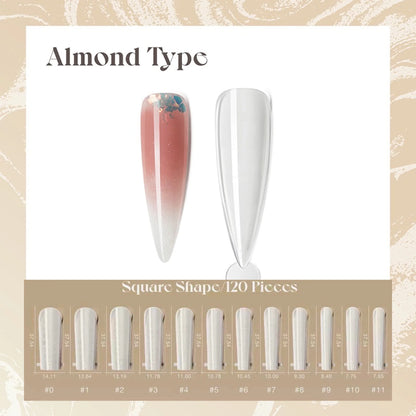 Gulauri Shaped Upper Nail Forms/Dual Forms