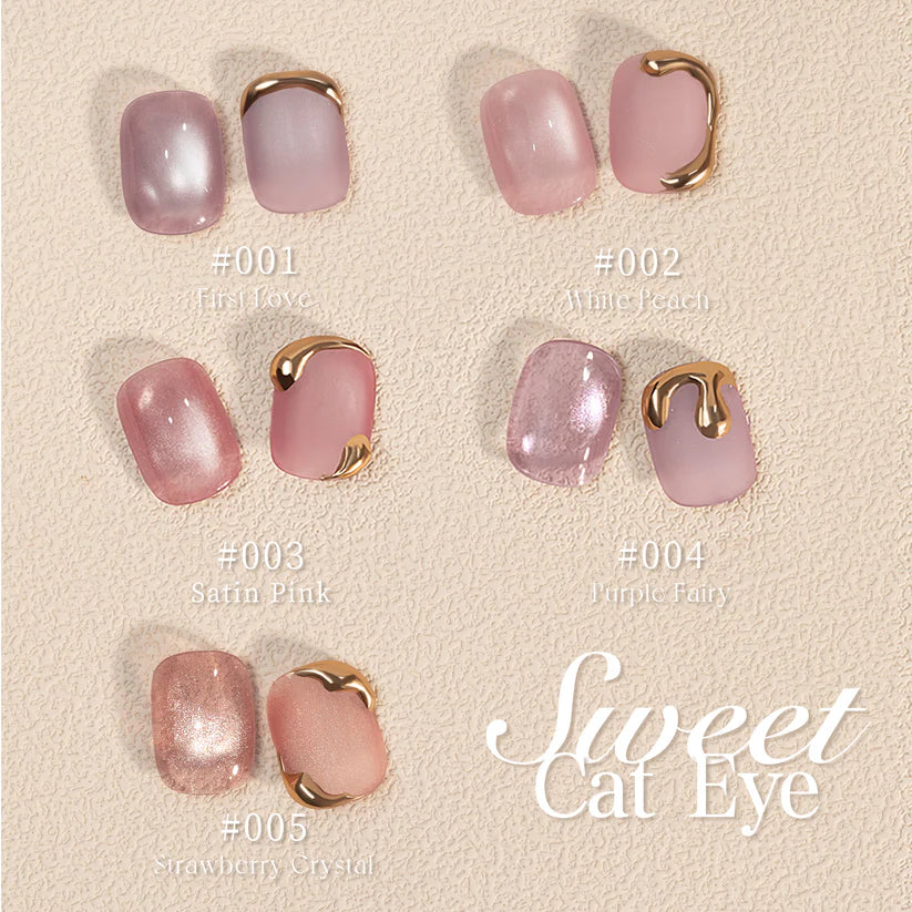 Gulauri Sweet Pink Magnetic Cat Eye Collection - Gulauri 13g