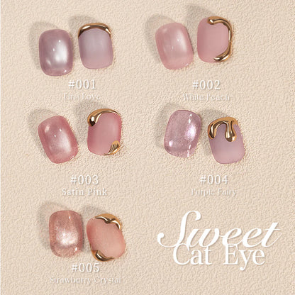 Gulauri Sweet Pink Magnetic Cat Eye Collection - Gulauri 13g